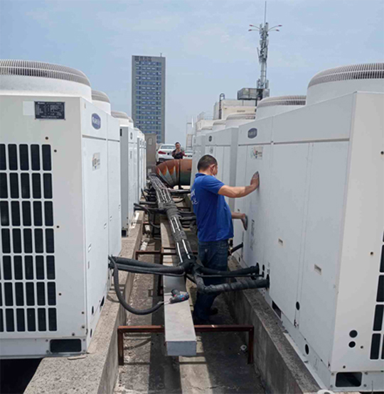 龙湾中央空调制热和不制冷系统维修方法